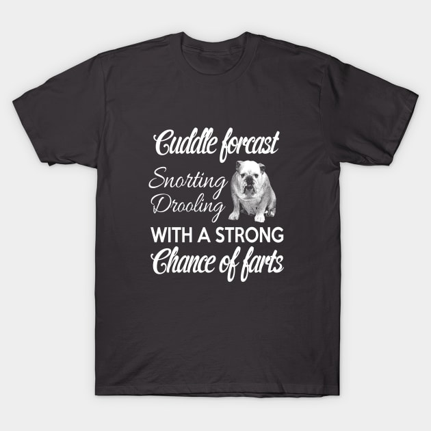 with a strong of farts funny bulldog T-Shirt by key_ro